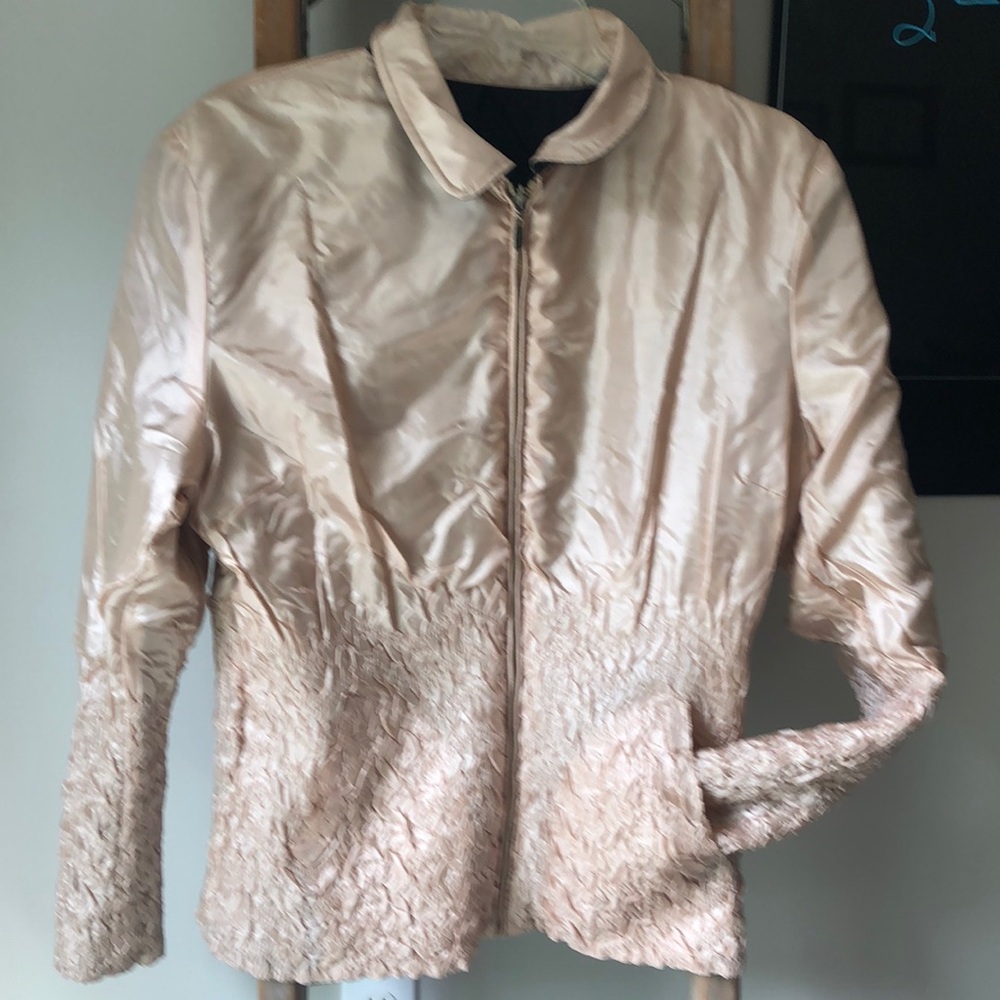Elegant Reversible Black/Cream Women's Quilted Jacket - Picture 14 of 16